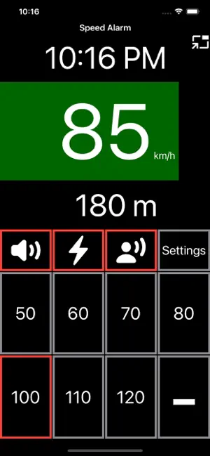 Speed Alarm - Drive Safe screenshot 1