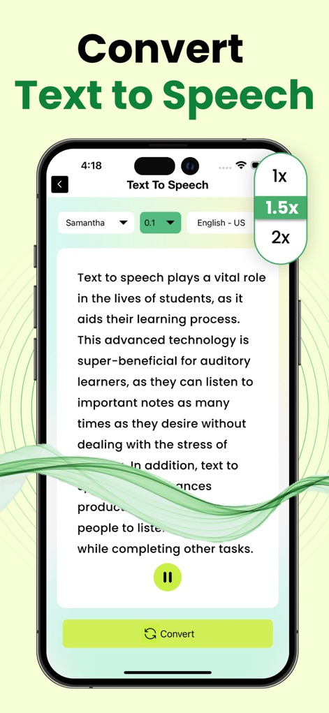 AI Text to Speech & TTS Reader - Productivity App | MWM
