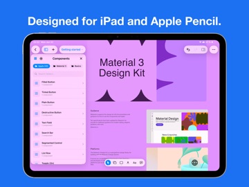 Aether - UI Design for iPad iPad screenshot