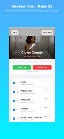 Setlist Builder Application Screenshot 2 of 6