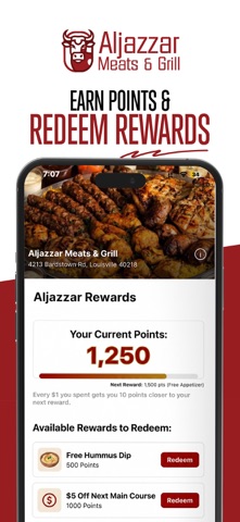 Aljazzar Meats & Grill iPhone screenshot