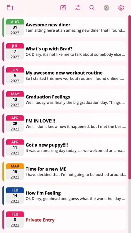 EZ Diary App