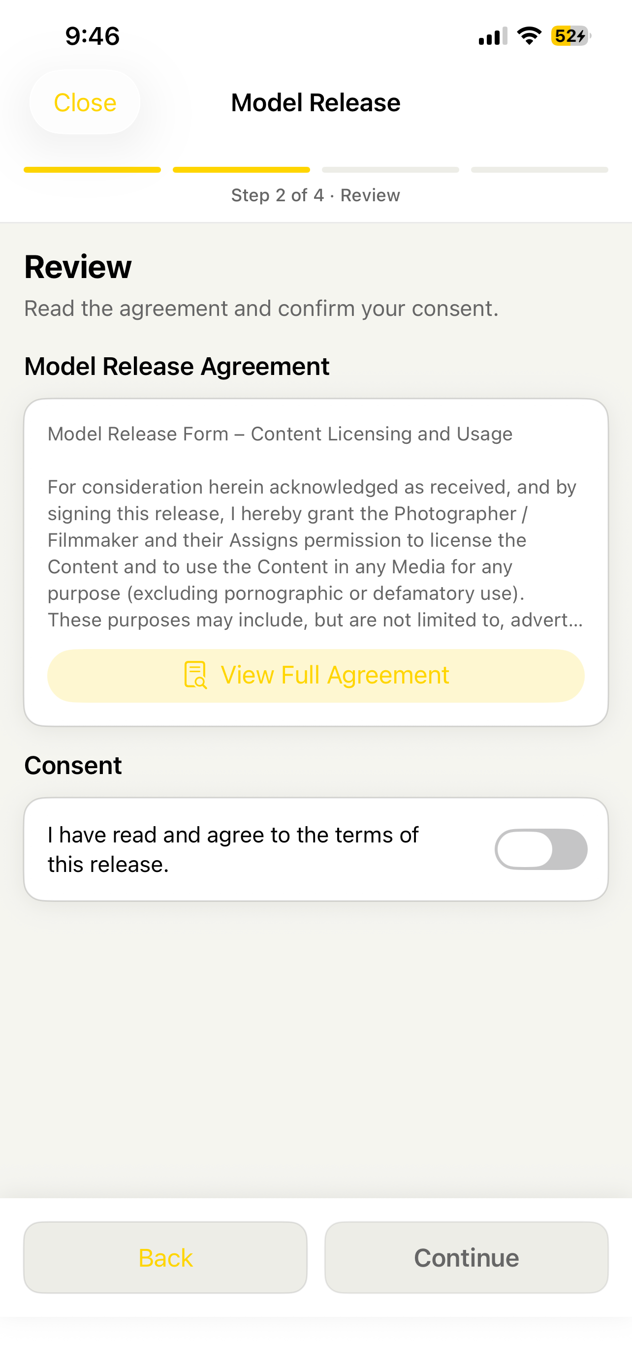 Model Release Form