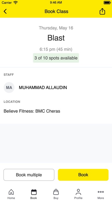 Believe Fitness Asia Screenshot