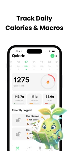 Qalorie : AI Macro Tracker screenshot 1