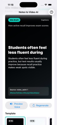 Notes to Video AI Screenshot 6 of 7