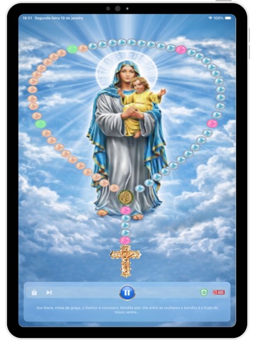 Terço Mariano iPad screenshot