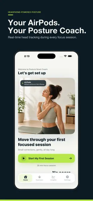 Posture Reset Coach screenshot 1