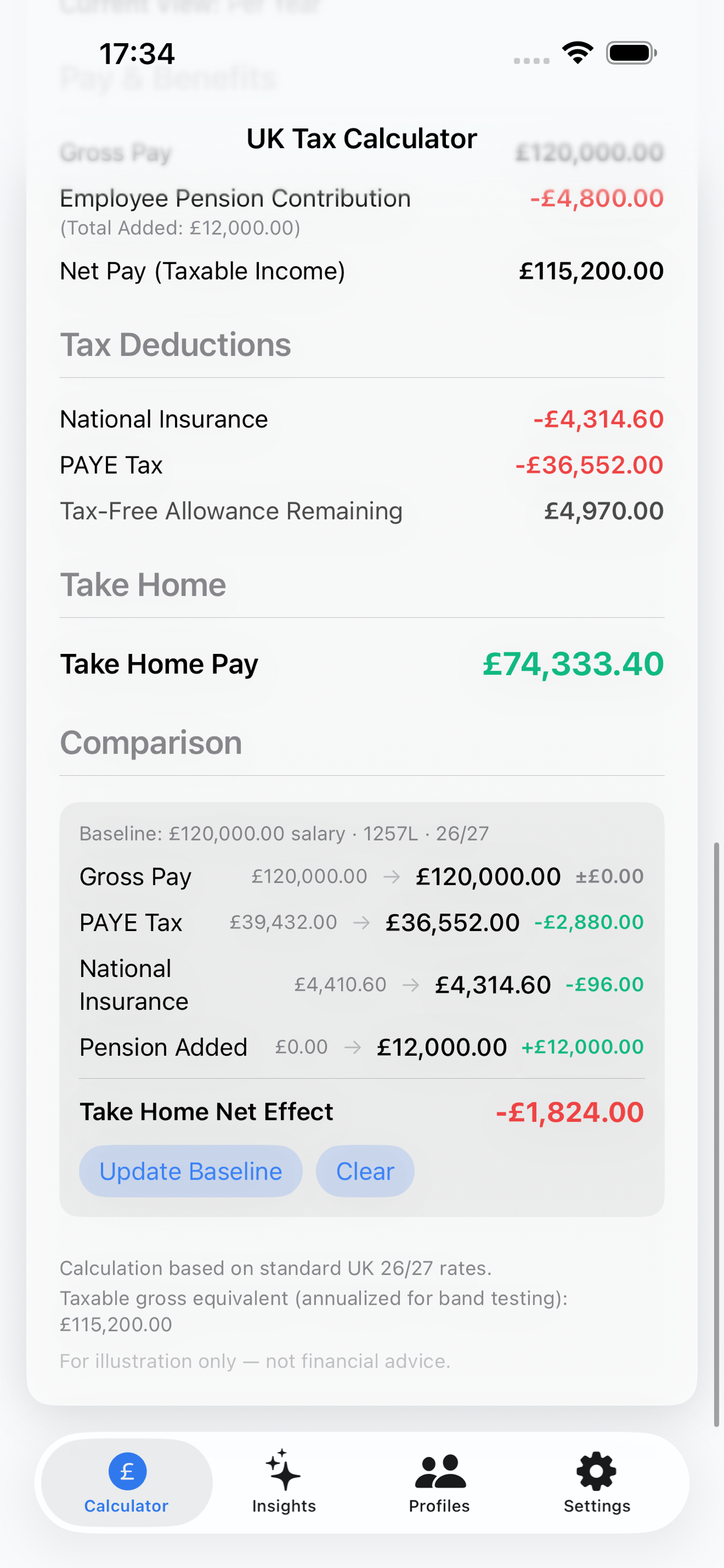 UK Salary Calc screenshot 5
