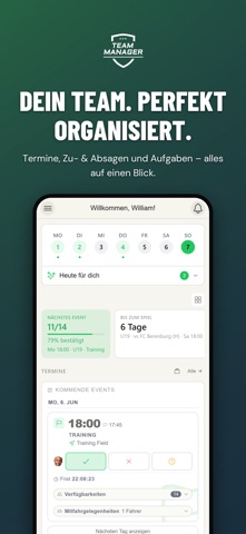 easy2coach - Team Manager iPhone screenshot 1