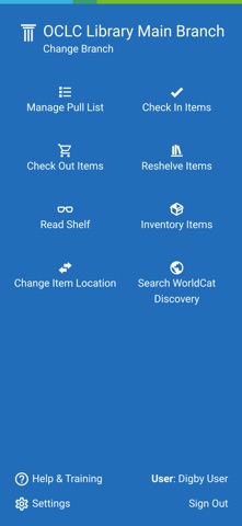 Digby® by OCLC® iPhone screenshot