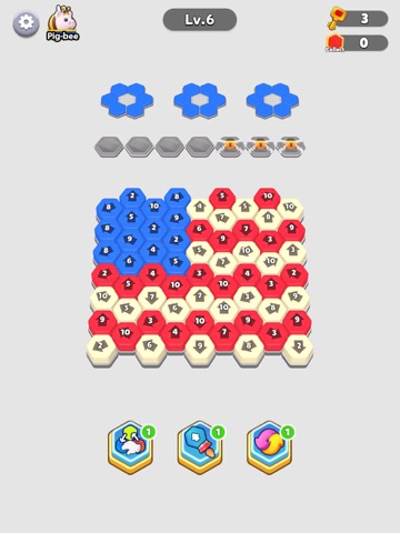 Bee Away - Hexa Out Puzzle iPad screenshot