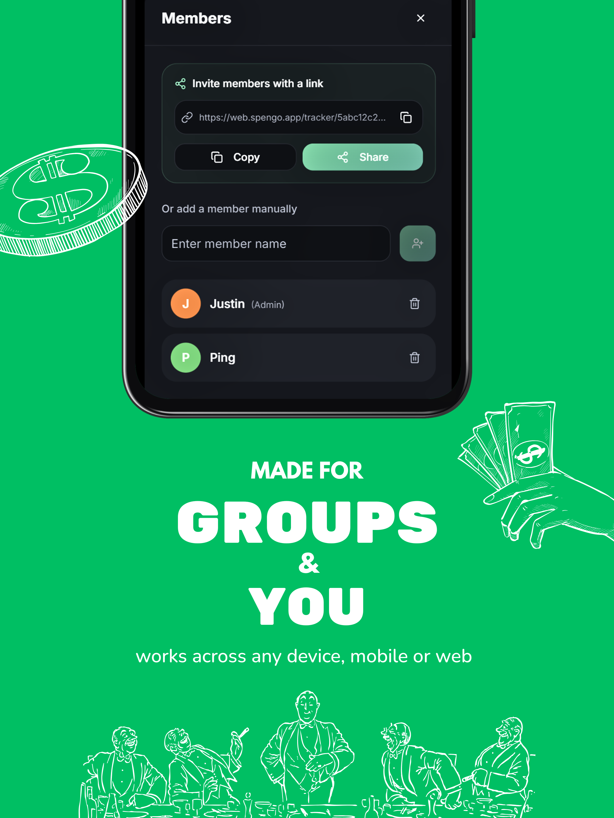 Spengo: Split & Track Expenses