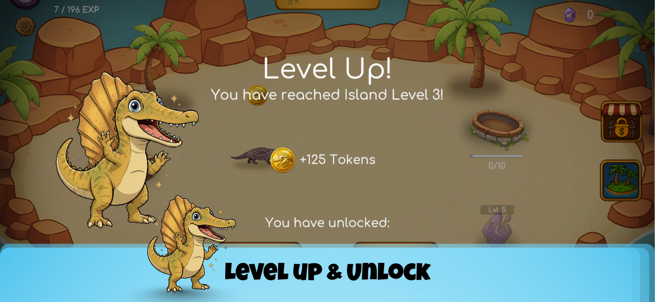 Dino Island: Idle Hatch Game screenshot 3