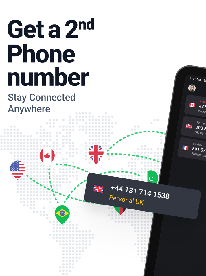 #1. Call.com: 2nd Phone Number (iOS) Podle: Call.com Telecom