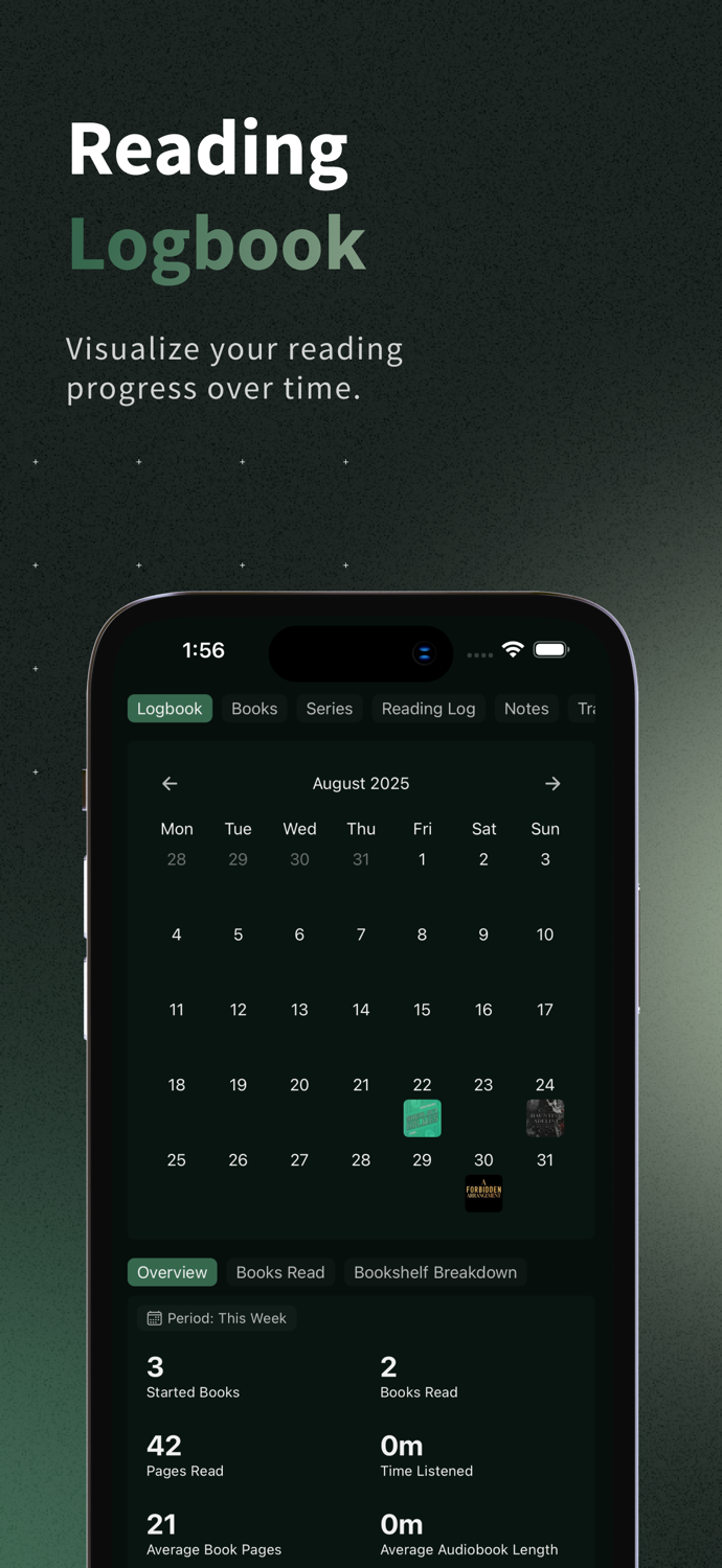 BookPine - Book Tracker and Log