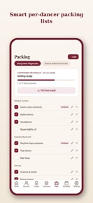 CompMom: Dance Comp Planner screenshot