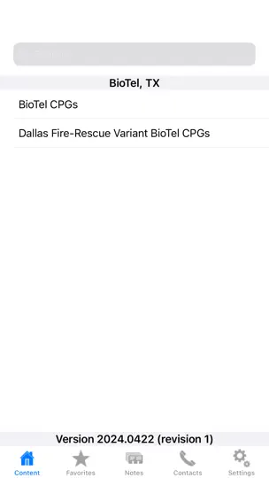 UTSW BioTel Guidelines iPhone Screenshot 2