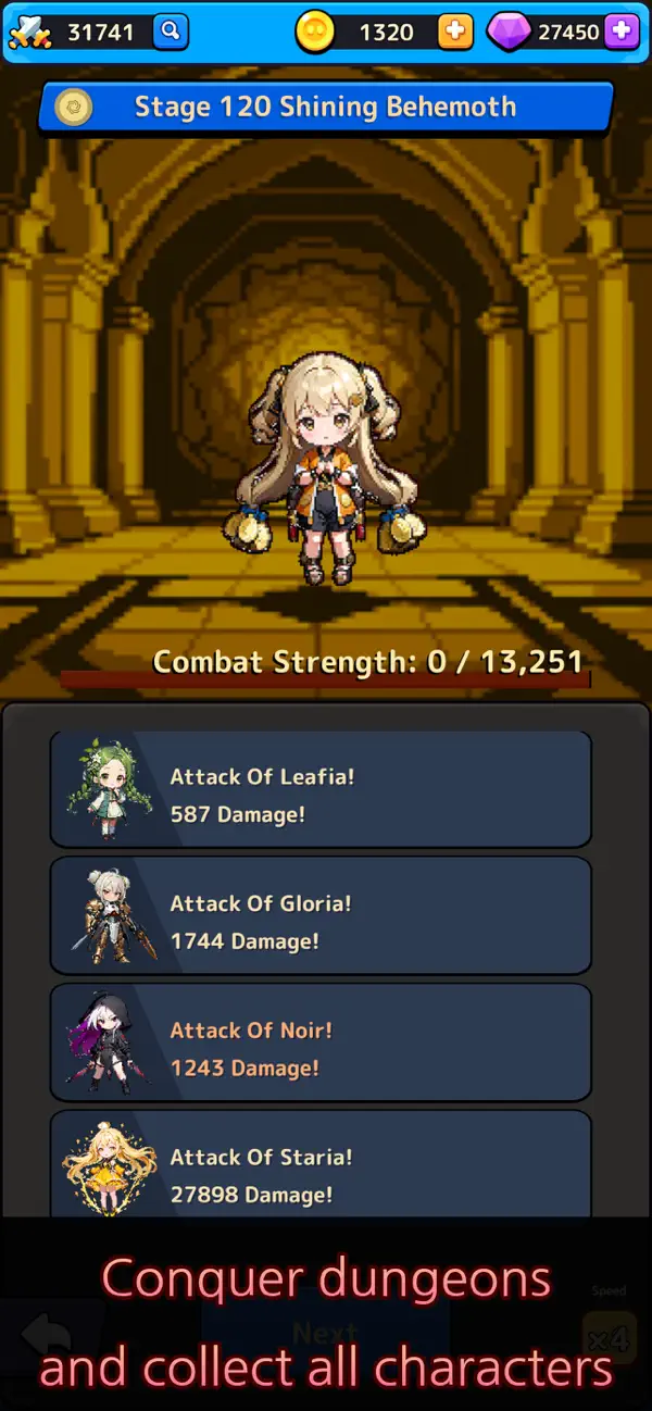 Idle RPG Starlight Chronicle Hack screenshot 5 - game app interface