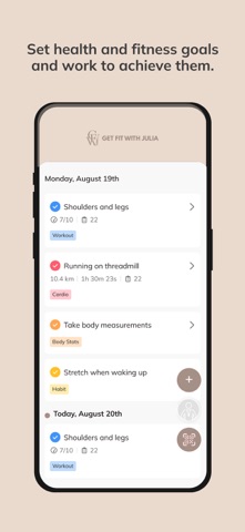 Get Fit With Julia screenshot