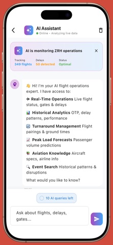 Zürich Flug – iPlane screenshot