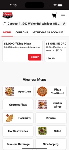 Armando's Pizza. Screenshot 2 of 3