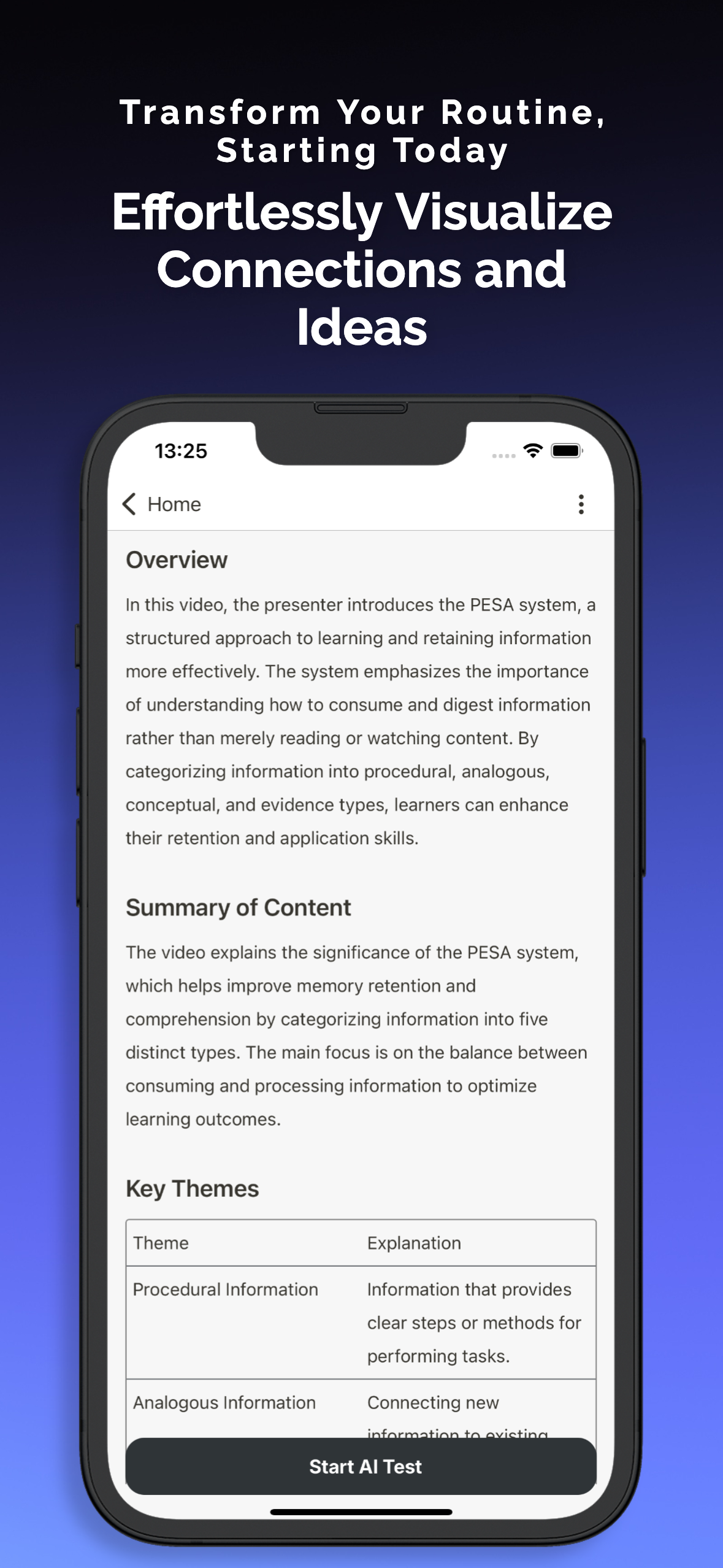 MemoNote: Quizzes & AI Summary