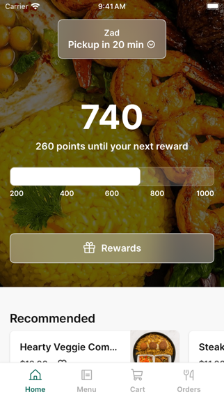 Zad by Pita Inn iPhone screenshot 1 - Food & Drink app