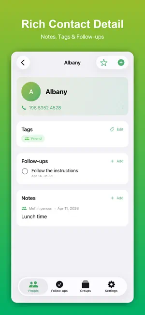 Peoplebox: Relationship Notes screenshot 2