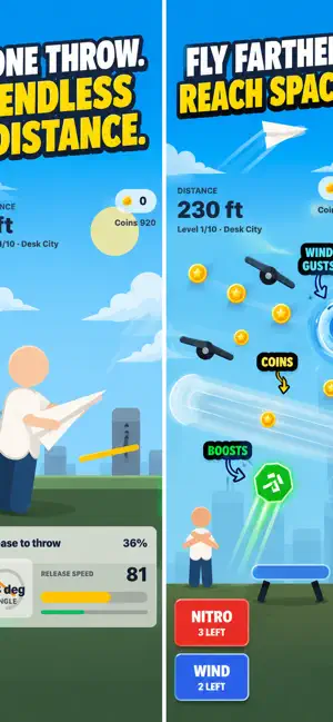 Wing It: Paper Airplane Fling screenshot 2