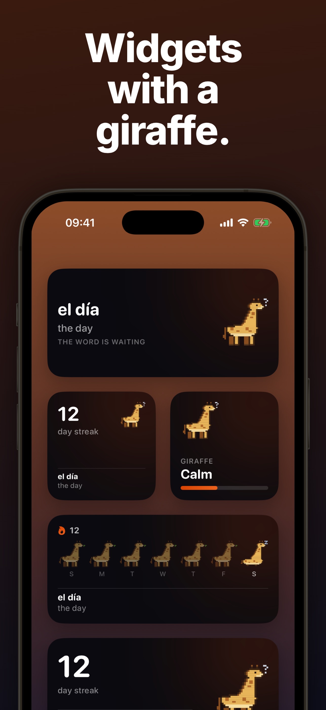 Screenshot 2 of Vocabulary Widget: Zarafa