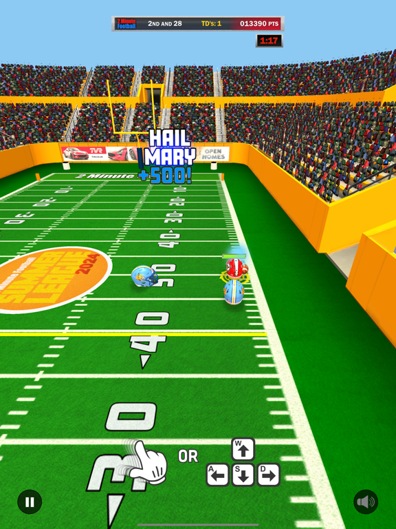 2 Minute Football iPad screenshot 4 - Games app