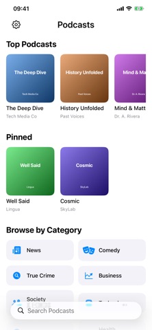 Audra: Audiobooks & Podcasts iPhone screenshot