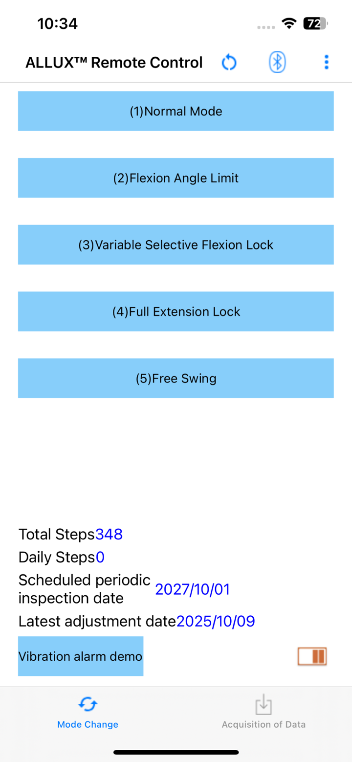 ALLUX2 Remote Control App screenshot 1