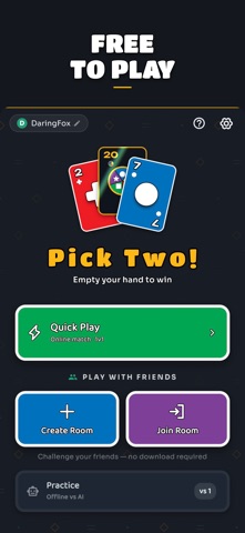 Pick Two: Whot Card Game Screenshot 6 of 6