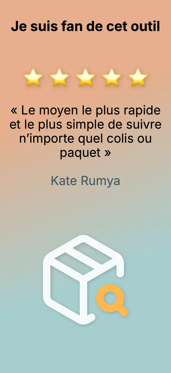 Screenshot #3 pour Suivi de Colis – Parcel Track