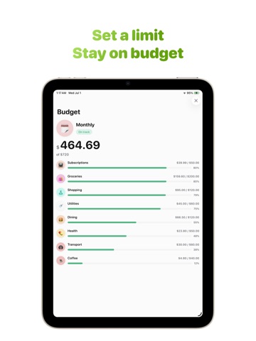 Expense Tracker & Split: Tally iPad screenshot
