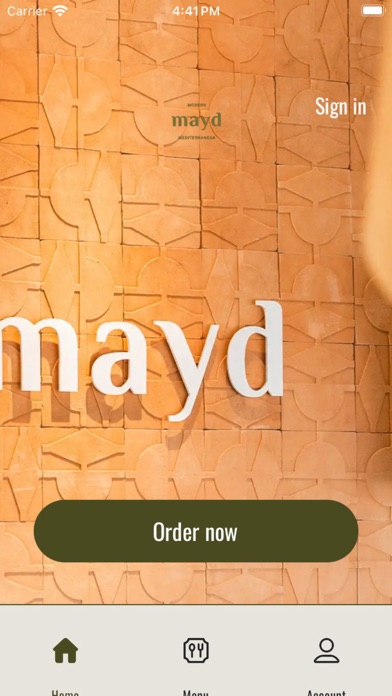 Mayd Modern Mediterranean Screenshot