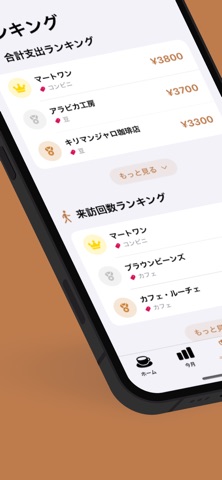 コーヒー代管理 - カフェ代を節約 screenshot