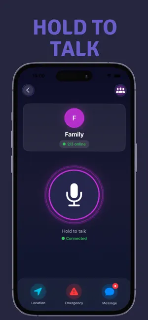 TalkLink: PTT Walkie Talkie screenshot 1