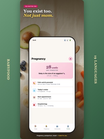 BabyFood: Recipes & Tracking iPad screenshot
