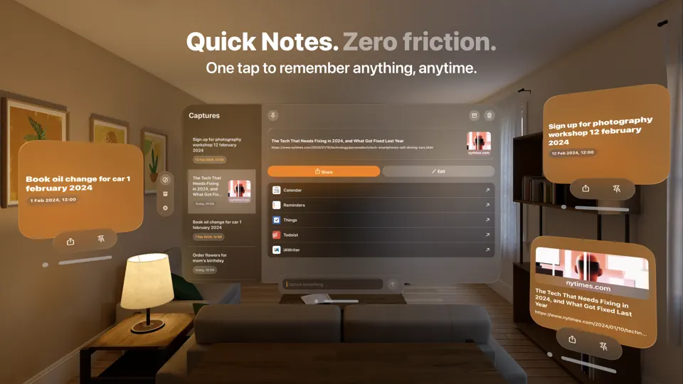 Quick Notes - Capture screenshot 1