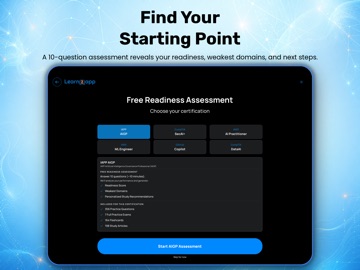 AI Certification Exam Prep iPad screenshot
