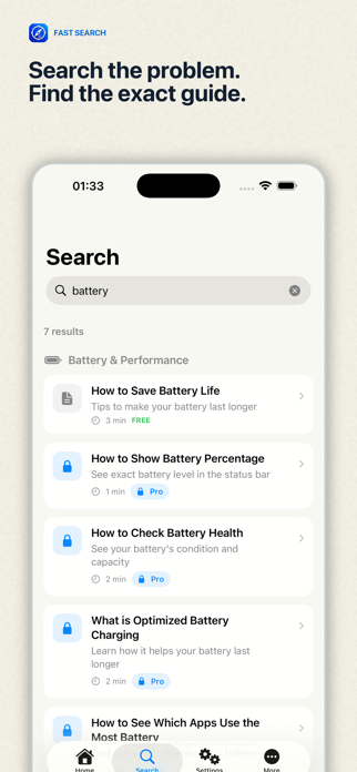Settings Guide & Tips Screenshot 2 of 5
