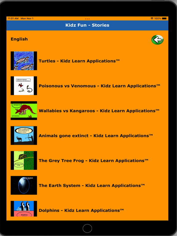 Kidz Fun iPad screenshot