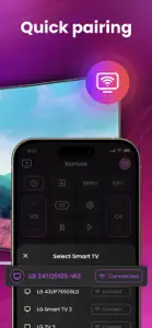 Remote Control for Smart LG TV screenshot #2 for iPhone