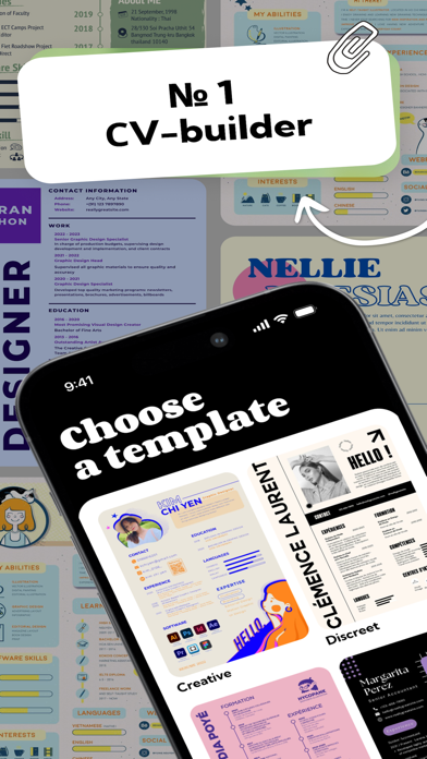 Resume Builder: Job Template Screenshot