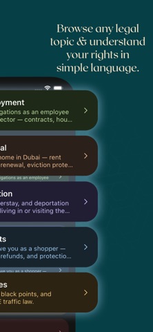 HAQQ - UAE AI Agent Guide iPhone screenshot