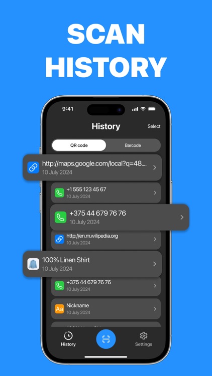 QR Code: Scanner & Reader Pro screenshot-4