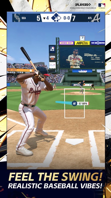 MLB Clutch Hit Baseball Screenshot